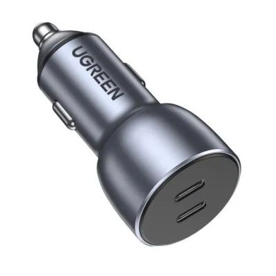 Лот: 22380200. Фото: 1. Автозарядка UGREEN CD213 USB-C... USB-флеш карты