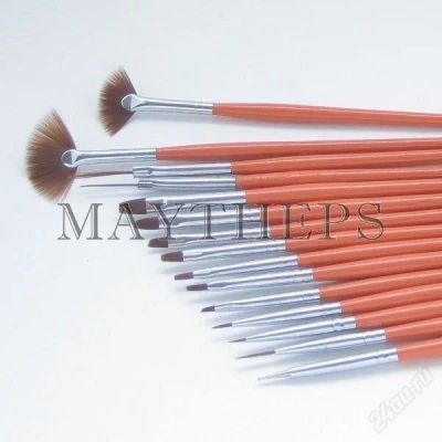 Лот: 2434763. Фото: 1. Кисть для дизайна. Другое (маникюр и педикюр)