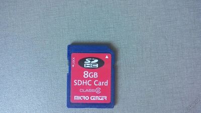 Лот: 5817605. Фото: 1. Карта памяти SD HC 8GB 2class. Карты памяти