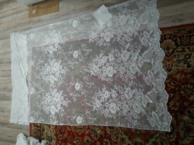 Лот: 14322309. Фото: 1. тюль 2.20*1.40. Шторы, тюль