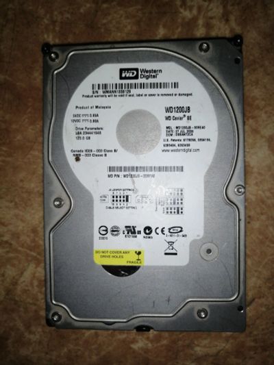 Лот: 15395278. Фото: 1. Жесткий диск 120gb IDЕ. Жёсткие диски (HDD)