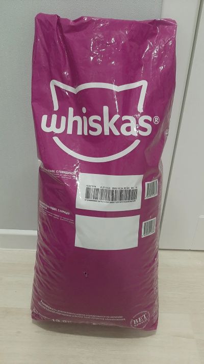 Лот: 21074611. Фото: 1. Сухой корм для кошек Whiskas 13... Корма