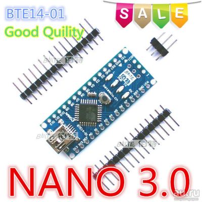 Лот: 8728883. Фото: 1. Аналог Arduino Nano V3.0 5V ATmega328... Микроконтроллеры