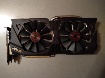 Лот: 16720045. Фото: 1. Видеокарта ASUS STRIX-GTX970-DC2OC-4GD5. Видеокарты