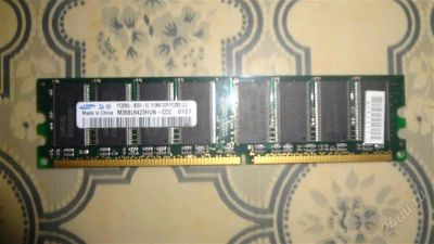Лот: 1464997. Фото: 1. Samsung PC3200U-30331-EO с 1 рубля... Оперативная память