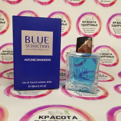 Лот: 16814626. Фото: 1. Парфюм Antonio Banderas Blue Seduction... Мужская парфюмерия