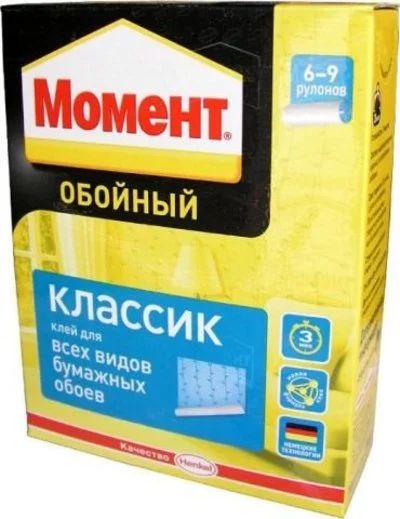 Лот: 12897932. Фото: 1. Клей Henkel Момент Классик обойный... Клеи, герметики, пена монтажная, клейкие ленты