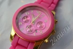 Лот: 2595422. Фото: 1. Часы Michael Kors pink v 2. Ремешки, браслеты