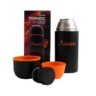 Лот: 14136860. Фото: 1. Термос ТОНАР 750мл, синий, с ситечком... Кухонные аксессуары