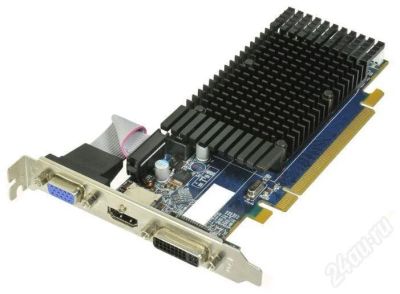 Лот: 674749. Фото: 1. HIS Radeon HD5450 Silence 1024MB... Видеокарты