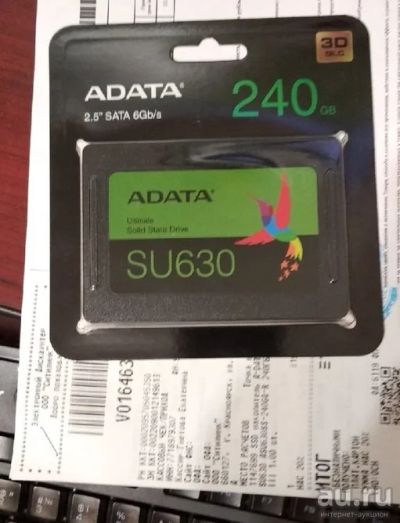 Лот: 18488395. Фото: 1. Новый SSD 240Gb A-Data Ultimate... SSD-накопители