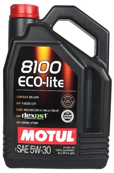Лот: 13801349. Фото: 1. Motul 8100 5W30 Eco-lite 100... Масла, жидкости