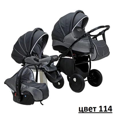 Лот: 4291023. Фото: 1. tutis zippy silver plus 3 в 1... Коляски