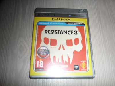 Лот: 8497654. Фото: 1. Resistance 3, лицензионный диск... Игры для консолей