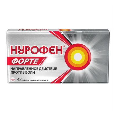 Лот: 25332344. Фото: 1. Нурофен Форте таб. п о 400мг... Лекарства
