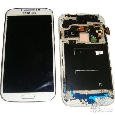 Лот: 5815886. Фото: 1. Дисплей Samsung i9500 модуль Белый... Дисплеи, дисплейные модули, тачскрины