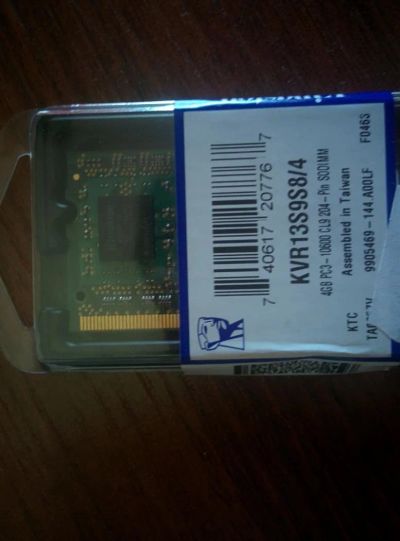 Лот: 9969740. Фото: 1. ddr3 4gb so-dimm. Оперативная память