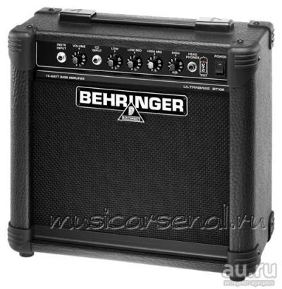 Лот: 8487084. Фото: 1. Басовый комбоусилитель Behringer... Гитарные эффекты и комбоусилители