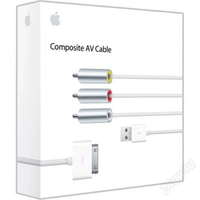 Лот: 1772183. Фото: 1. Оригинальный Apple Composite AV... Другое (аксессуары)