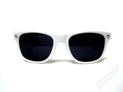 Лот: 315025. Фото: 1. Очки Wayfarer - Белые классика... Очки солнцезащитные