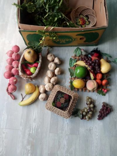 Лот: 18621363. Фото: 1. Искусственные фрукты и овощи одним... Искусственные и сувенирные цветы