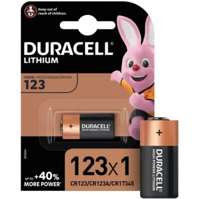 Лот: 19446552. Фото: 1. Батарейка Duracell Ultra CR123A... Батарейки, аккумуляторы, элементы питания