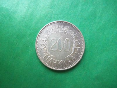 Лот: 24391544. Фото: 1. Финляндия 200 марок 1957 г.,серебро... Европа