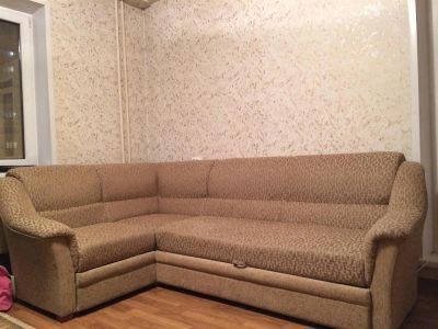 Лот: 3584683. Фото: 1. Угловой диван-кровать. Кресла, пуфы