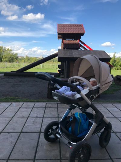 Лот: 17877589. Фото: 1. Коляска stokke trailz. Коляски