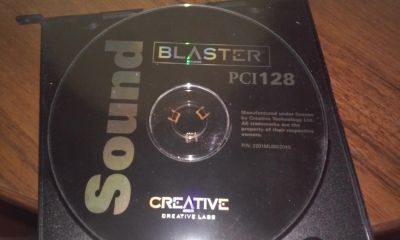 Лот: 11511734. Фото: 1. диск драйвер Creative Sound Blaster... Звуковые карты