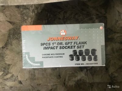 Лот: 15893619. Фото: 1. Набор ударных головок Jonnesway... Наборы инструмента