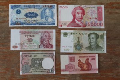 Лот: 20425077. Фото: 1. Набор банкнот разных стран мира... Другое (банкноты)