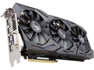 Лот: 11064687. Фото: 1. Видеокарта Asus ROG Strix GTX1080-O8G-Gaming... Видеокарты