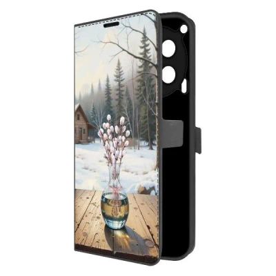 Лот: 25383034. Фото: 1. Чехол Krutoff Eco Book "Верба... Чехлы, бамперы