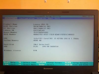 Лот: 12024801. Фото: 1. Ноутбук Lenovo B50-70 (Core i5... Ноутбуки
