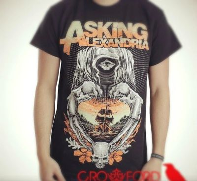 Лот: 3365236. Фото: 1. Футболка Asking Alexandria. Футболки, поло