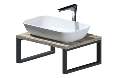 Лот: 24662702. Фото: 1. Столешница 1Marka Grunge Loft. Мебель для ванной комнаты