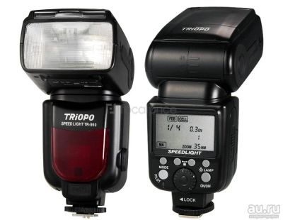 Лот: 10178720. Фото: 1. Вспышка Triopo Speedlight TR-950. Вспышки, осветители, рассеиватели