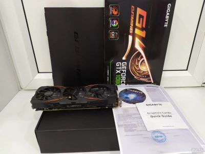 Лот: 15243492. Фото: 1. Видеокарта gigabyte GeForce GTX... Видеокарты