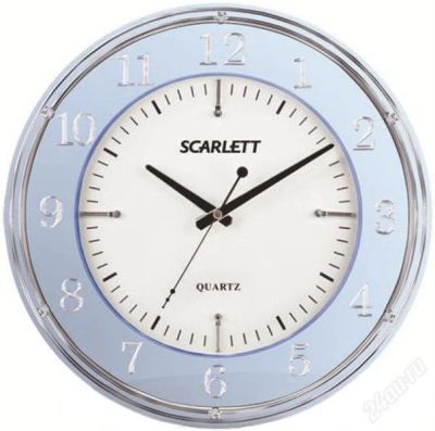 Лот: 2572887. Фото: 1. Настенные часы Scarlett SC-55DE... Часы настенные, настольные