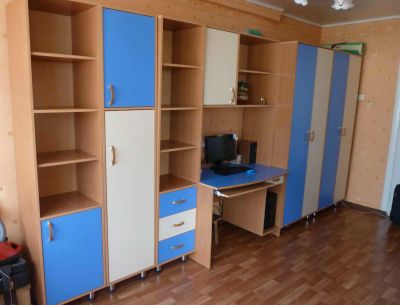 Лот: 4355145. Фото: 1. Продам стенку с компьютерным столом. Гостиные, стенки, горки
