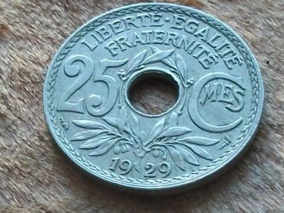 Лот: 11985252. Фото: 1. Монета 25 сантим Франция 1929... Европа