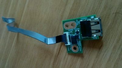 Лот: 11959026. Фото: 1. Плата usb порта для ноутбука HP... Платы расширения, контроллеры, доп. порты