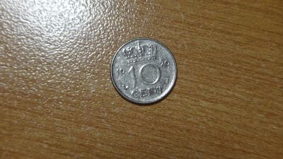 Лот: 24256163. Фото: 1. Нидерланды 10 центов 1970. Европа