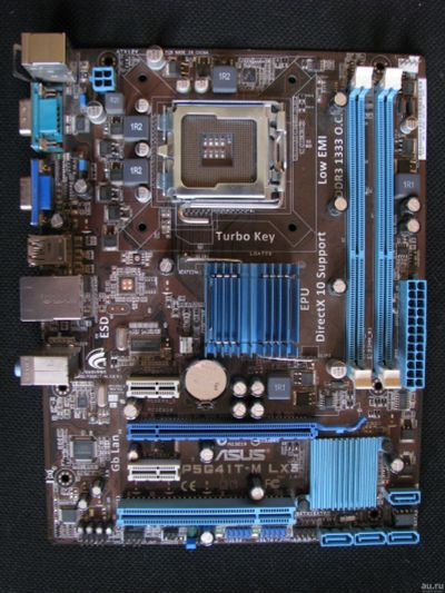 Лот: 17360092. Фото: 1. Материнская плата ASUS P5G41T-M... Комплекты запчастей