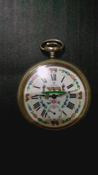 Лот: 10454505. Фото: 1. Античные карманные часы, швейцария... Оригинальные наручные часы