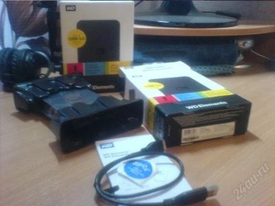 Лот: 2155334. Фото: 1. Внешний Жесткий Диск. HDD WD 1TB... Внешние жесткие диски