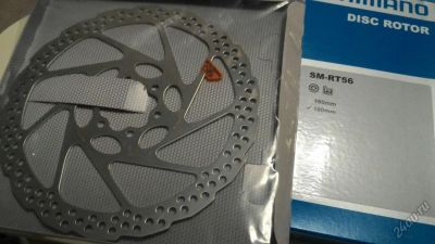 Лот: 6763394. Фото: 1. Ротор Shimano SM-RT56 180mm 6... Запчасти