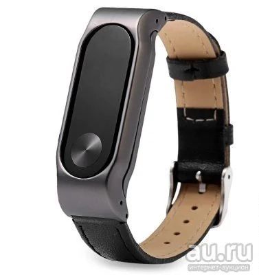 Лот: 8052259. Фото: 1. Кожаный ремешок Xiaomi Mi Band... Смарт-часы, фитнес-браслеты, аксессуары
