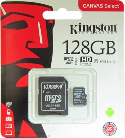 Лот: 16181234. Фото: 1. Карта памяти micro SDXC 128GB... Карты памяти